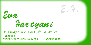 eva hartyani business card